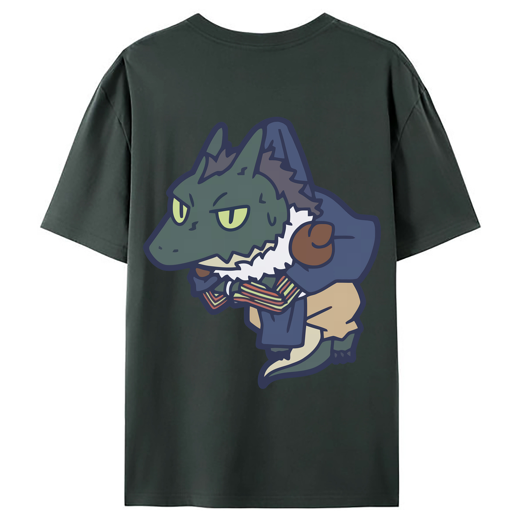 （画像用） 転スラ Regarding Reincarnated to Slime 綿100％ メンズ半袖Tシャツ（バックプリント） 通気性